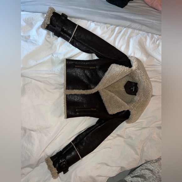 Vintage faux shearling coat - Picture 5 of 10